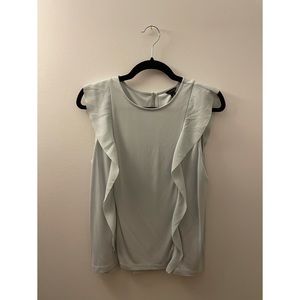 ANN TAYLOR Light Blue Sleeveless Blouse (Sz S)